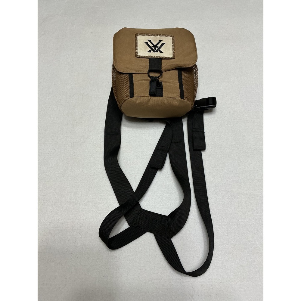 Vortex Optics GlassPak Binocular Harness Chest Pack Tan Brown Hunting Case